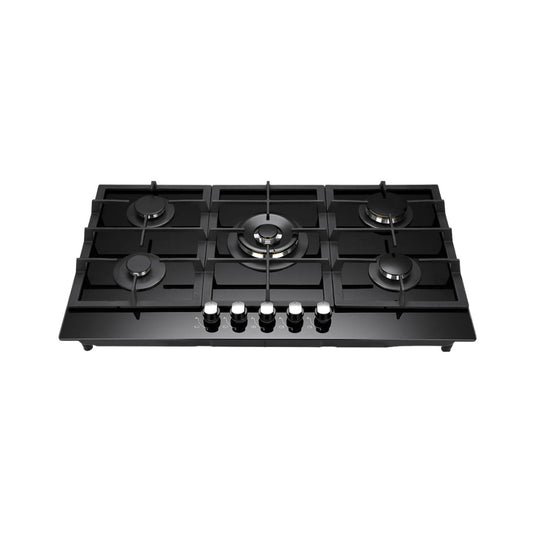DLC ATM-9051G-SBF – Built-In Gas Cooker – 5 Burners – Black Glass – D2188