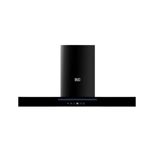 مرشحة هواء- DLC Black Kitchen Hood, Pure Copper Motor with Sensor & Auto Start – Model DLC-H307R-B