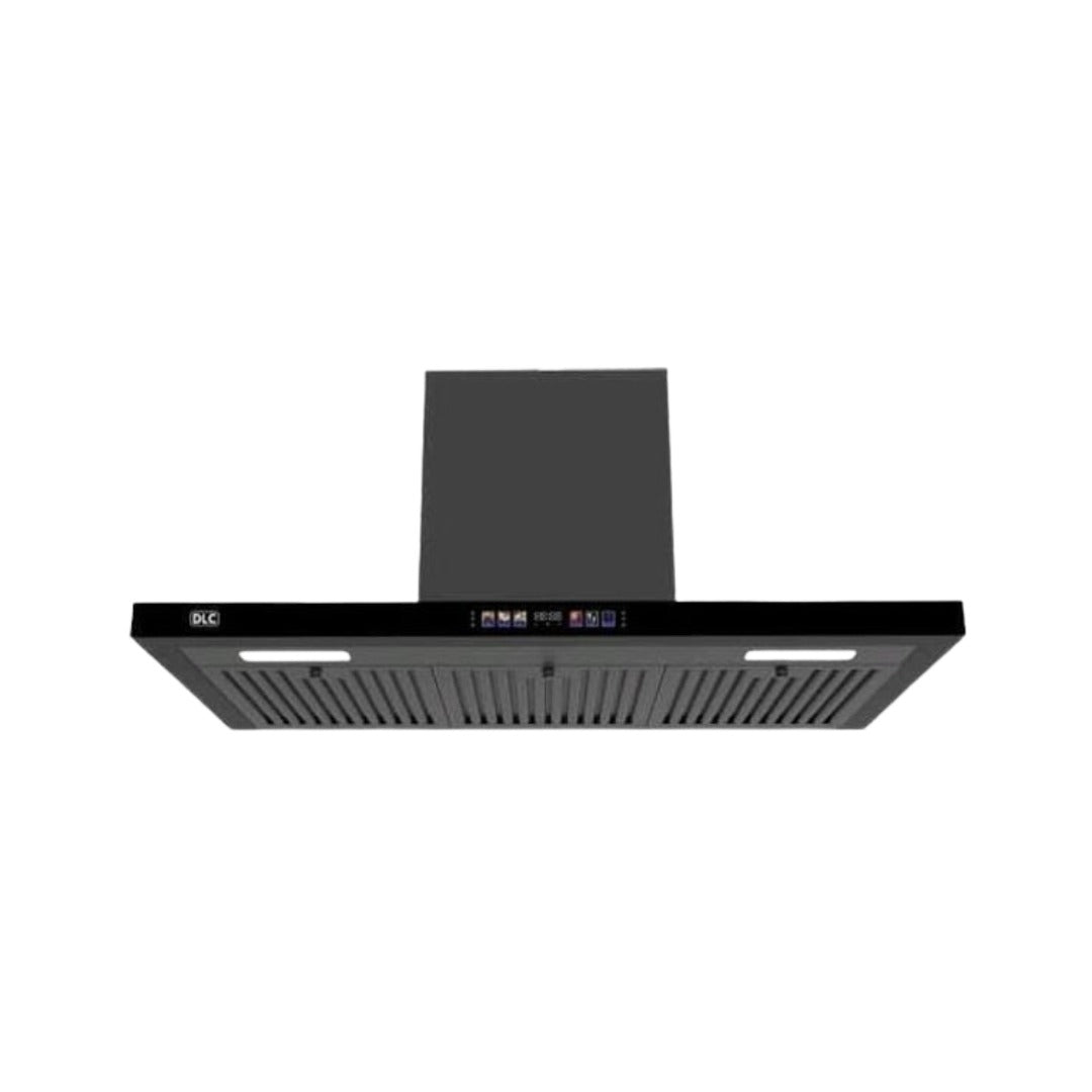 مرشحة هواء - DLC 60 cm Matt Black Kitchen Hood – Touch Control, LED Lighting & Carbon Filter – Model TI-D60T-BG82