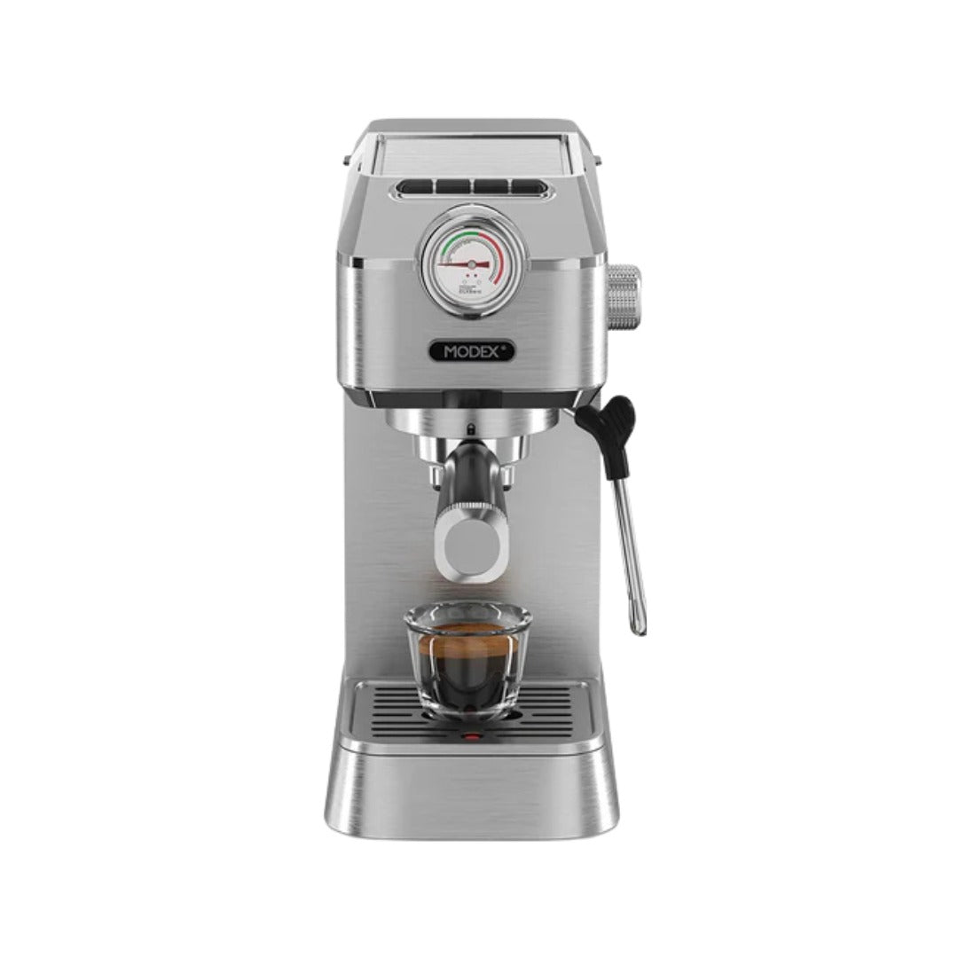 Modex Espresso Machine ES4500 – 20 Bar, 1350W, 1.2L/ (ماكينة قهوة اسبريسو مودكس ES4500 – ضغط 20 بار، قدرة 1350 واط، سعة 1.2 لتر)