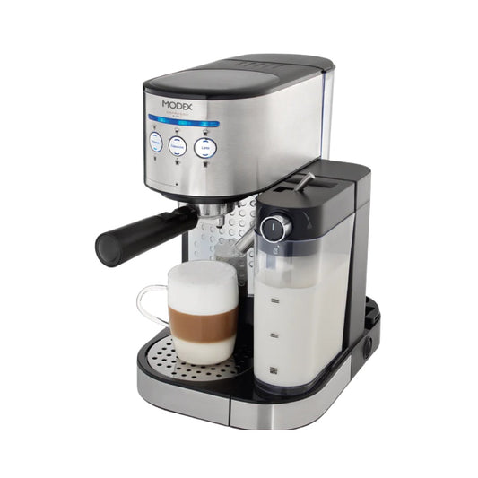 Modex Espresso Maker ES4600 – 19 Bar, 1470W, 1.7L / (ماكينة قهوة اسبريسو مودكس ES4600 – ضغط 19 بار، قدرة 1470 واط، سعة 1.7 لتر)