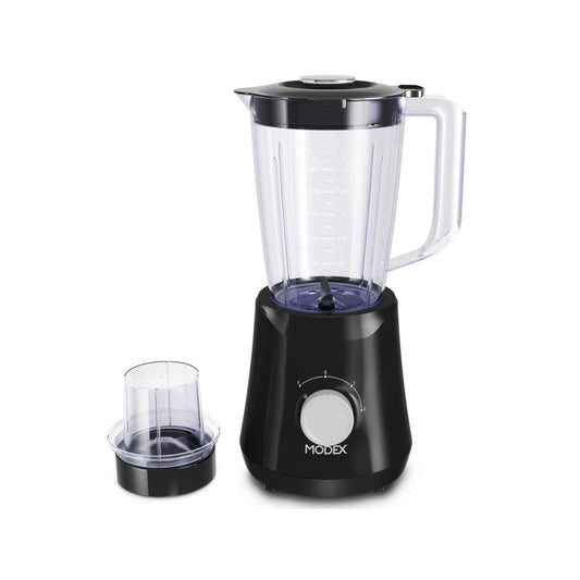 Modex BL400 Blender – 500W, 1.5L Bowl, Quad Blades / (خلاط مودكس BL400 – قدرة 500 واط، وعاء 1.5 لتر، شفرات رباعية)