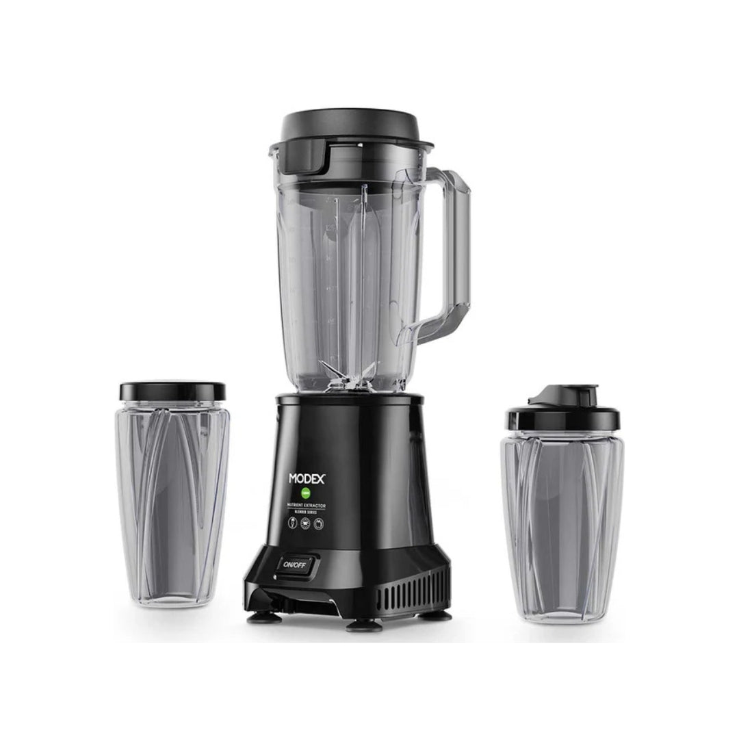 Modex BL911 Blender – 1200W, 1.5L Tritan Jar, Ice Crush Function / (خلاط مودكس BL911 – 1200 واط، إبريق تريتان 1.5 لتر، وظيفة سحق الثلج)