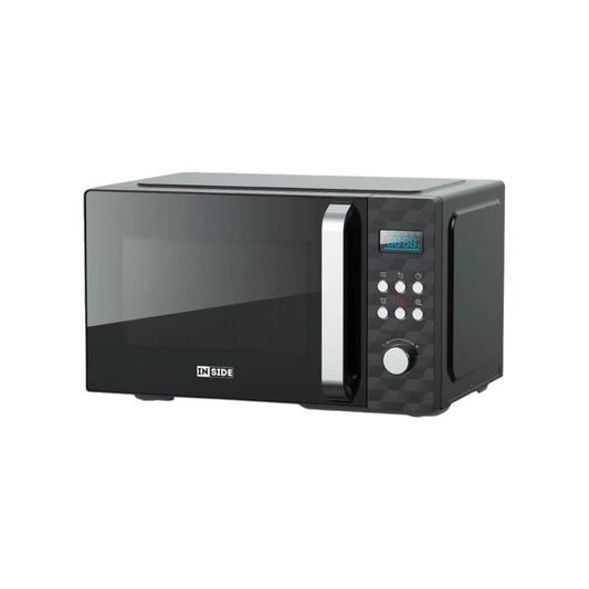 INSIDE MW25002 Microwave Oven, 25L – Digital Control, 5 Power Levels, Child Lock /مايكروويف انسايد 25 لتر – تحكم رقمي، 5 مستويات طاقة، قفل أمان للأطفال