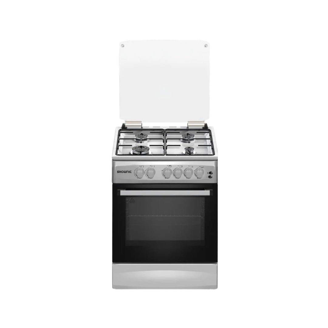 Shownic طباخ غاز 60x60 – 4 Burners مع فرن وشواية