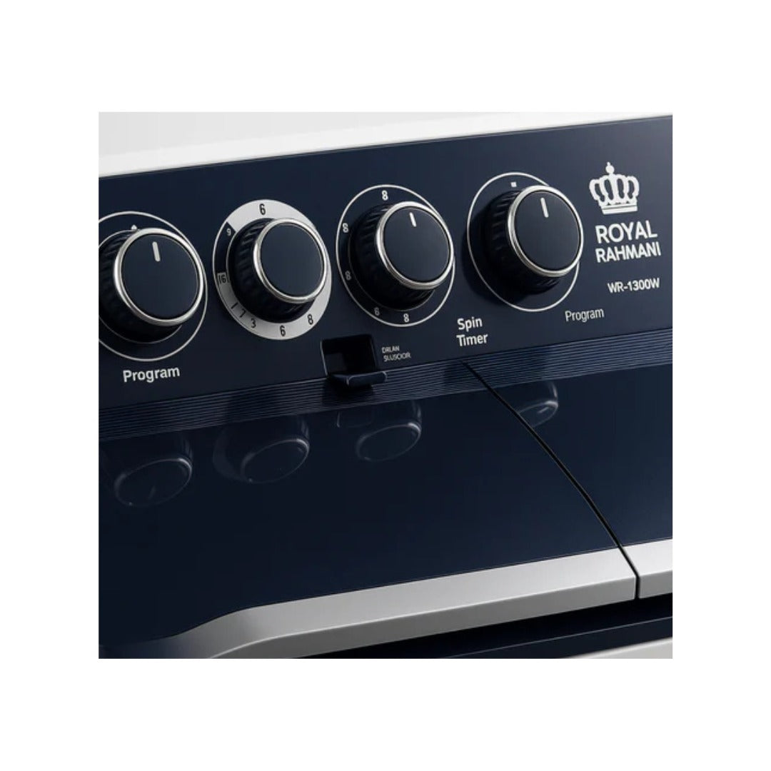 Royal Rahmani Twin Tub Washing Machine 18Kg – Semi Automaticغسالة رويال الرحماني حوضين – 18 كغم – نصف أوتوماتيك