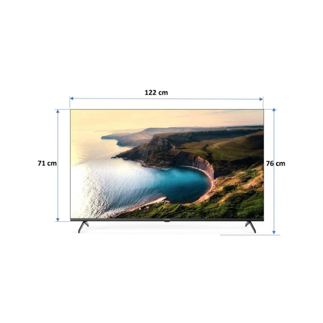 شاشة شينون 55 بوصة ذكية – دقة 4K UHD – Google TV – موديل SH55M10FGTV