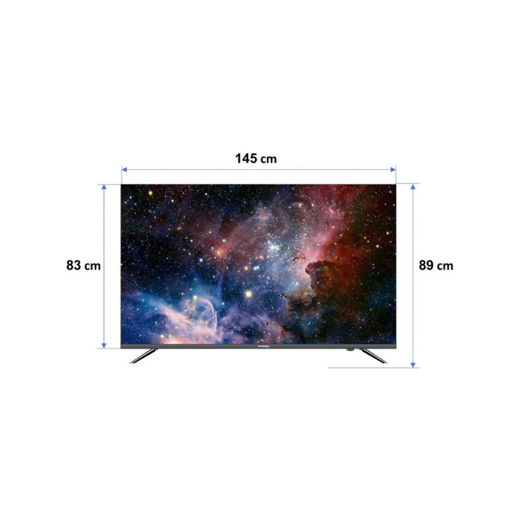 شاشة شينون 65 بوصة ذكية – دقة 4K UHD – موديل SH-65X25