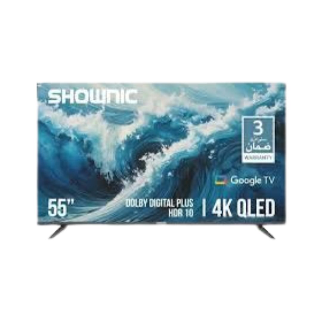 Shownic TP-QGU55A-120 55 LED Smart TV 4K UHD – 120Hz | شاشة شونك الذكي LED قياس 55 إنج 4K – 120 هيرتز