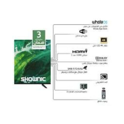 Shownic TL-DWU65A 65 LED Smart TV 4K UHD – 60Hz | شاشة شونك الذكي LED قياس 65 إنج 4K