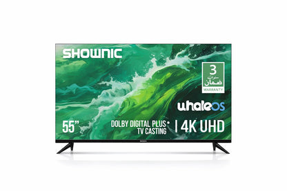 Shownic TP-DGU55A 55 LED Smart TV 4K UHD – 60Hz | شاشة شونك الذكي LED قياس 55 إنج 4K