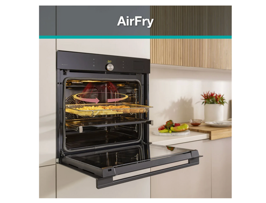 فرن غورينجي بلت إن مدمج بالبخار – 77 لتر – AirFry – موديل BFS6148B – أسود Gorenje 77L Built-in Steam Oven with AirFry – BFS6148B – Black
