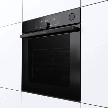 فرن داخلي كهربائي جورنجي - 77 لتر - BSA6747A04BGWI - اسود-بخار Gorenje Built-in Electric Steam Oven – 77L – Model BSA6747A04BGWI – Black