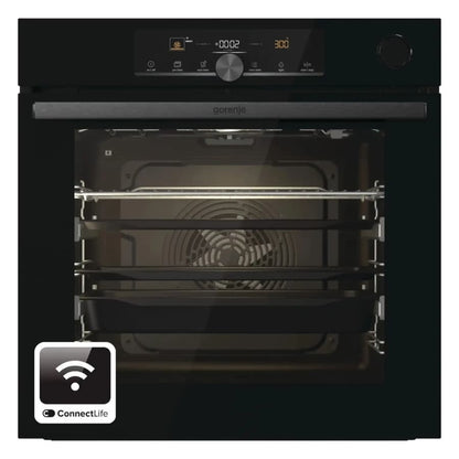 فرن داخلي كهربائي جورنجي - 77 لتر - BSA6747A04BGWI - اسود-بخار Gorenje Built-in Electric Steam Oven – 77L – Model BSA6747A04BGWI – Black