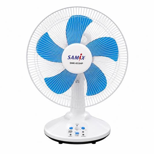 8536-16 مروحة شحن جداري منضدي سامكس SAMIX SNK-8536-16 Rechargeable Wall & Table Fan